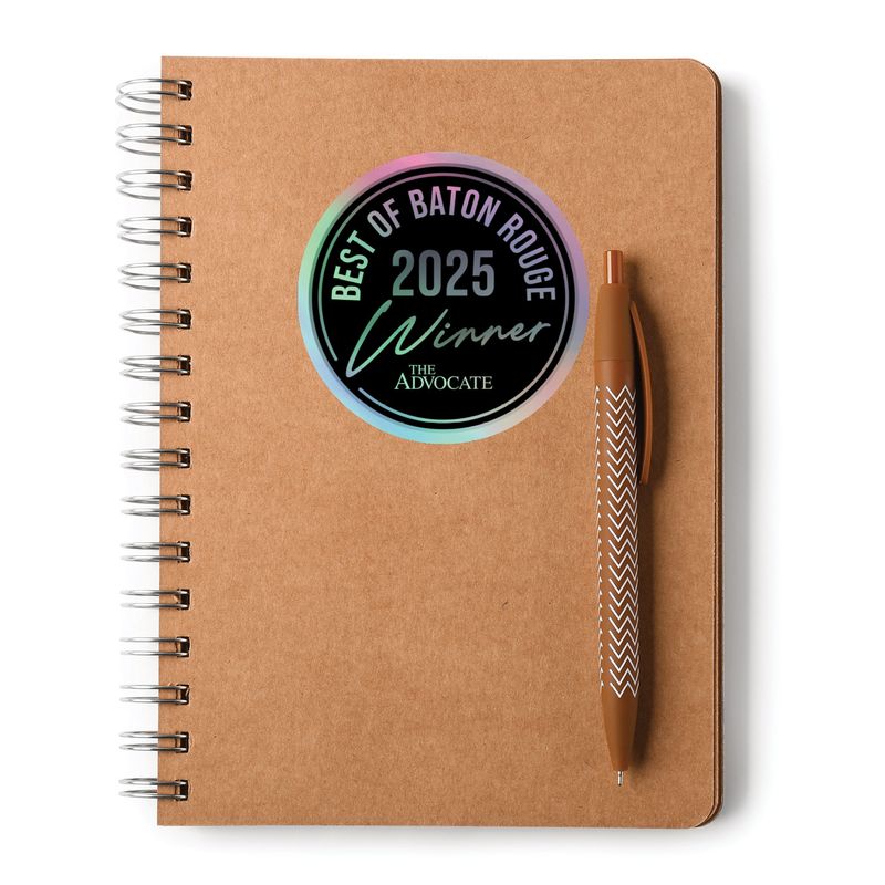 Kiss-Cut Holographic Logo Stickers