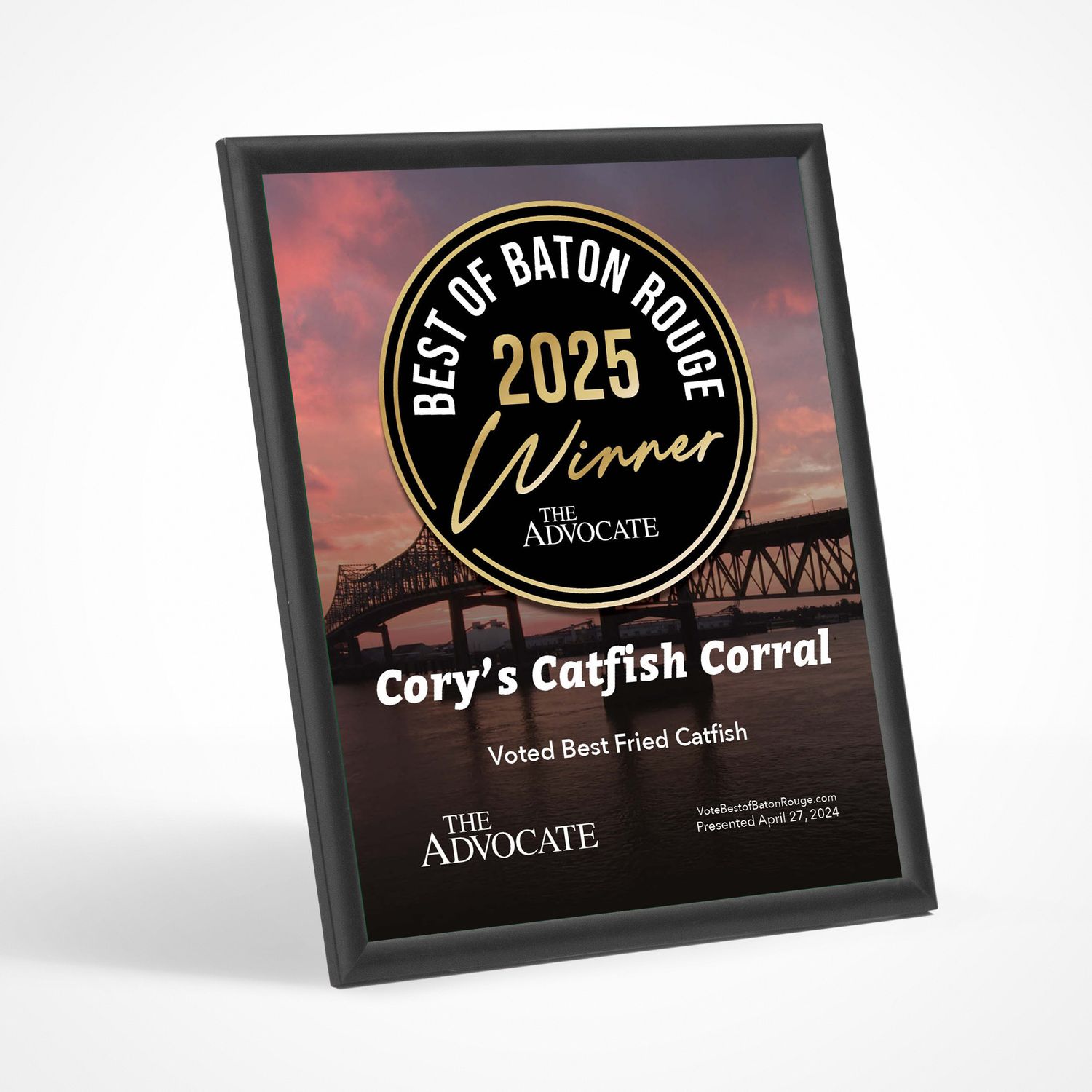 Winner&#39;s Modern Plaque