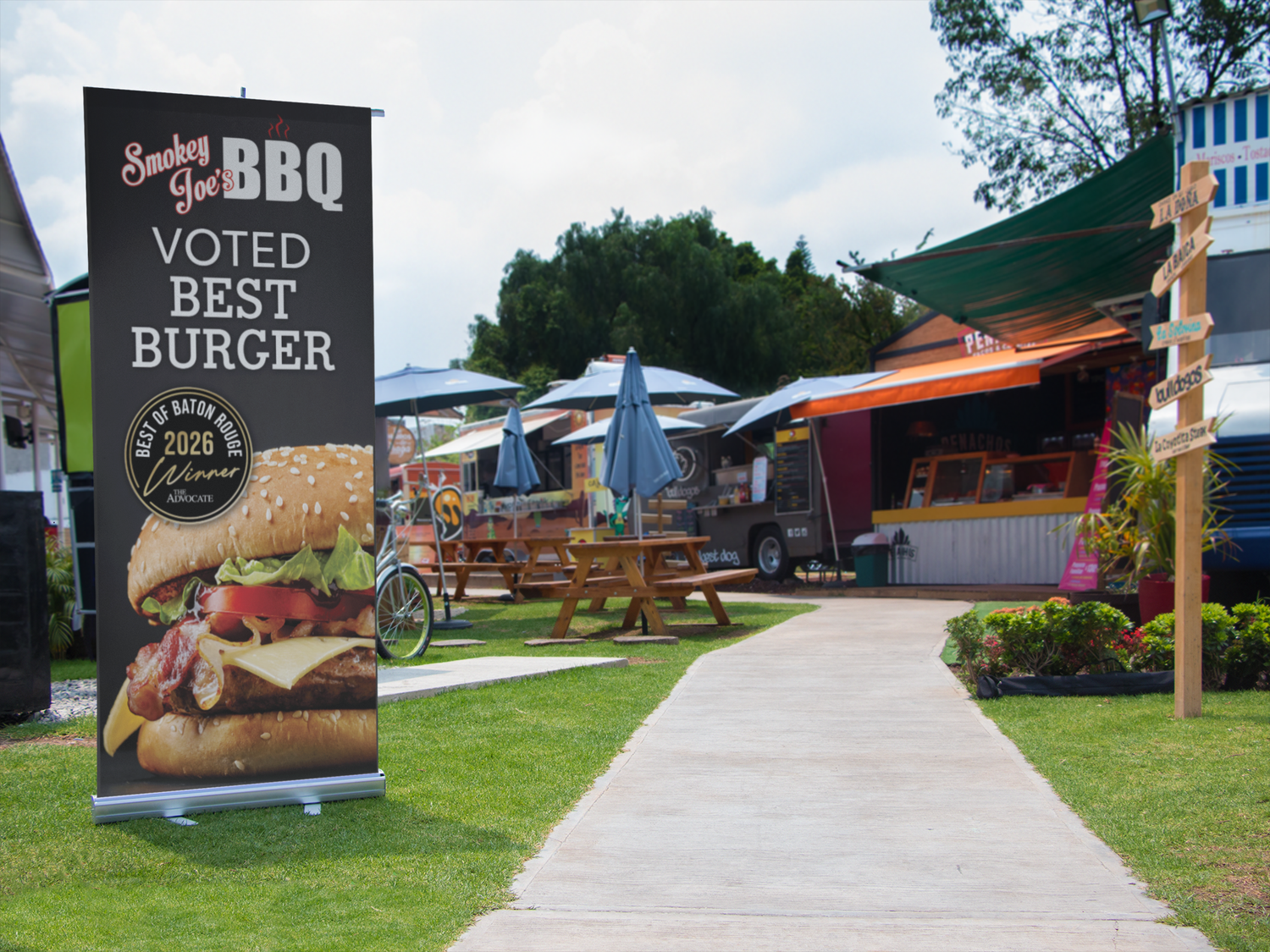 Custom Design Retractable Banner