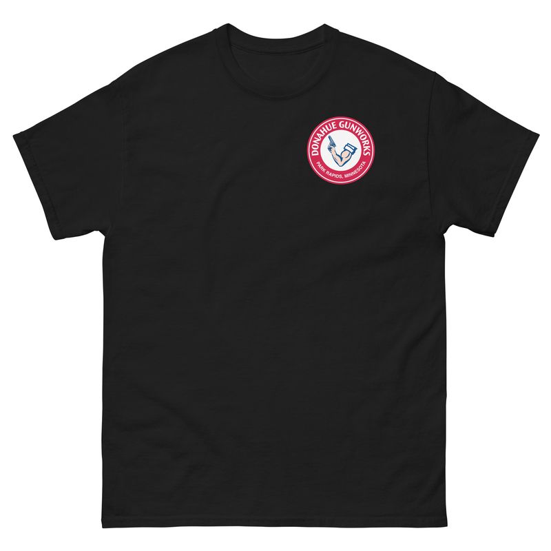 Front and Back Print Arm and Pistol Tee