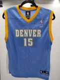 Denver Nuggets Blue Screen Print Carmelo Anthony Adidas Jersey Youth L 14-16