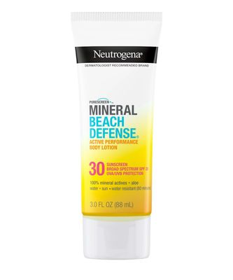 Neutrogena Purescreen Mineral Beach Defense Active Performance Sunscreen SPF 30