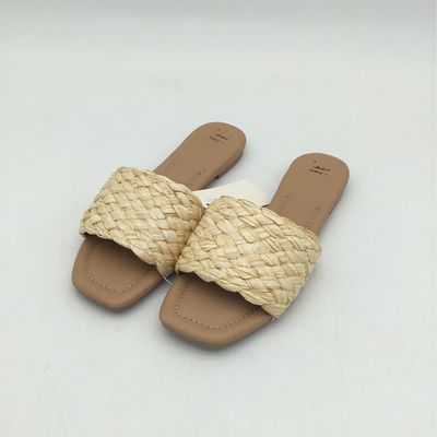 Women&#39;s Carissa Slide Sandals - A New Day, Color: Almond, Size: 6