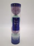 Mystic Swirl Violet Lilac &amp; Eucalyptus Mint - 4 Scented Bath Fizzers by My Beauty Spot