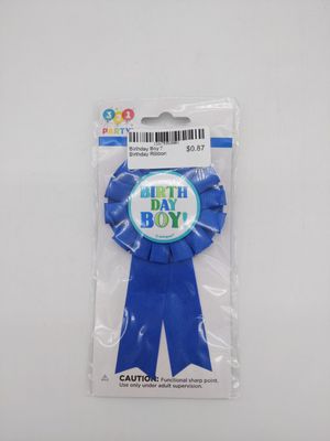 Birthday Boy !&#39; Birthday Ribbon