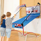 EastPoint Shootout  Basketball - 2 Player Hoops - Red, White &amp; Blue Folding Indoor