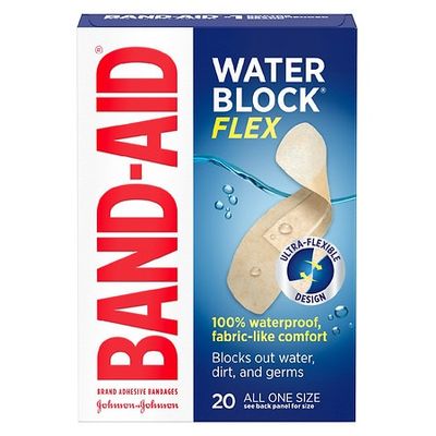 Band-Aid Water Block Adhesive Bandages 7/8&quot; x 2 3/4&quot; - 20ct