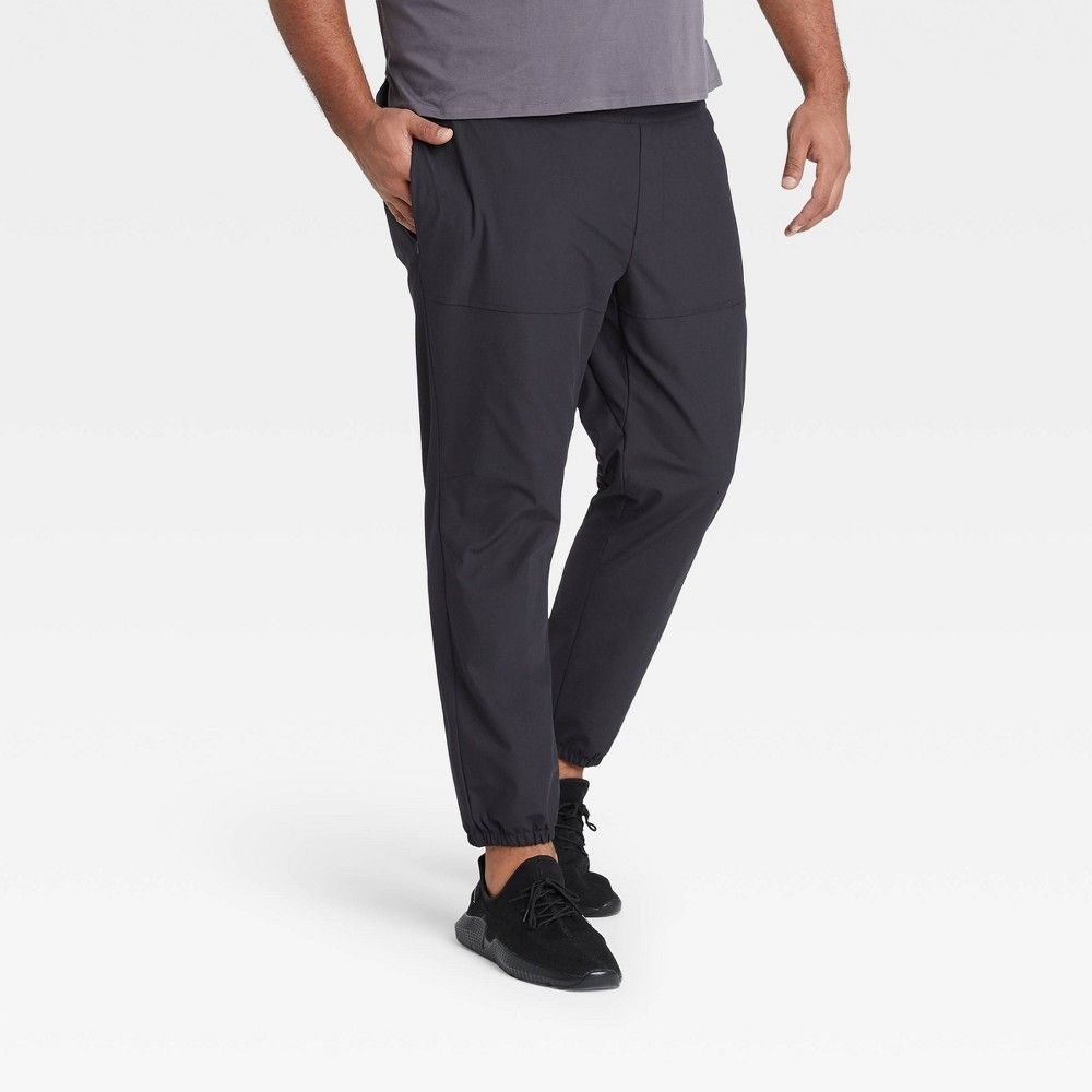 Men&#39;s Utility Tapered Jogger Pants - All in Motion™ Black