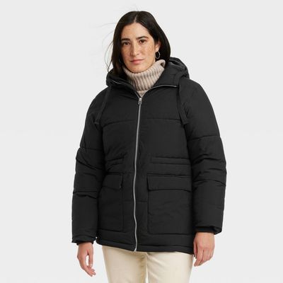 Women&#39;s Puffer Jacket - Universal Thread™ Black S