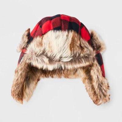 Boys&#39; Buffalo Trapper Hat - Cat &amp; Jack™ Red OSFM