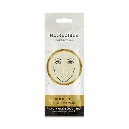 INC.redible 24 Karat Gold Foil Sheet Mask