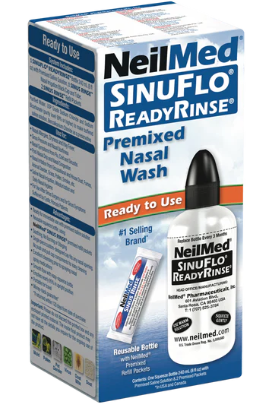 NeilMed SinuFlo ReadyRinse Premixed Nasal Wash Kit, 1.0 ea