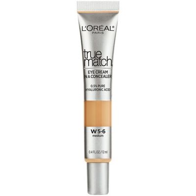 L&#39;oreal Paris True Match Eye Cream Concealer, Formulated with 0.5% Hyaluronic Acid W5-6 Golden Honey