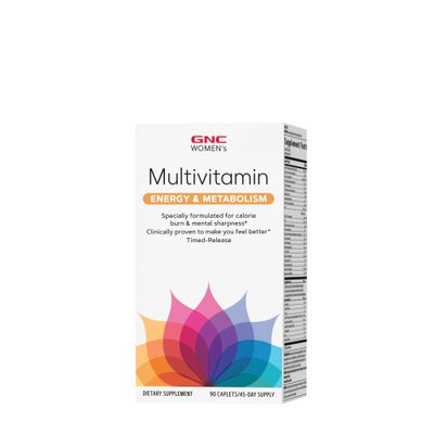 GNC Women&#39;s Multivitamin Energy &amp; Metabolism 90 Tablets