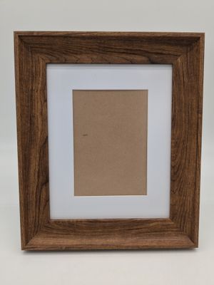 Natural Wood Picture Frame 8&quot; x 10&quot; Wall or Table Frame, w/ Removable Mat