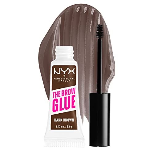 NYX The Brow Glue Dark Brown TBG04 0.17 fl oz