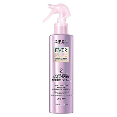 L&#39;Oreal Paris EverPure Glossing Glaze, Intensifies Hair&#39;s Shine, Sulfate Free - 6.7 Fl Oz