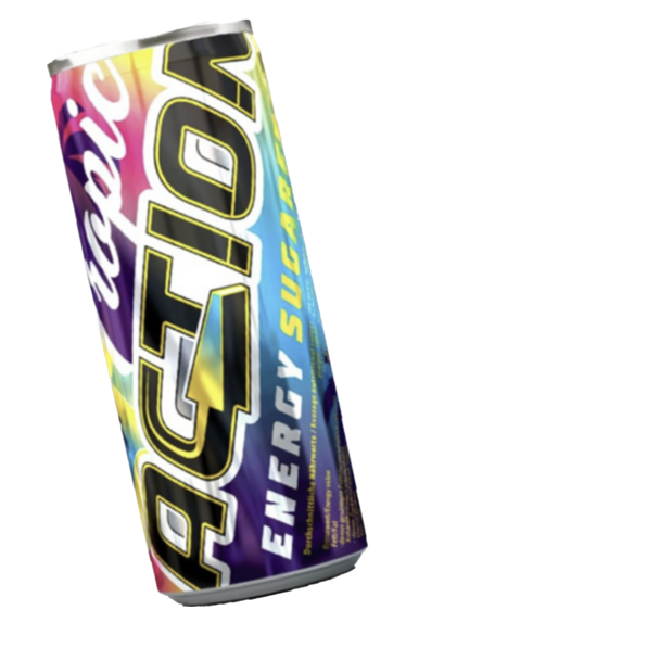 ACTION Sugarfree Tropic Energiedrink 250ml Dose 1,15€+Pfand 0,25€