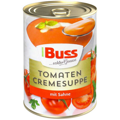 BUSS Tomatencreme Suppe 400ml Dose