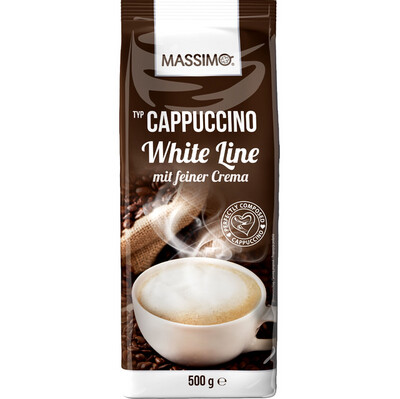 MASSIMO Cappuccino white line 500g