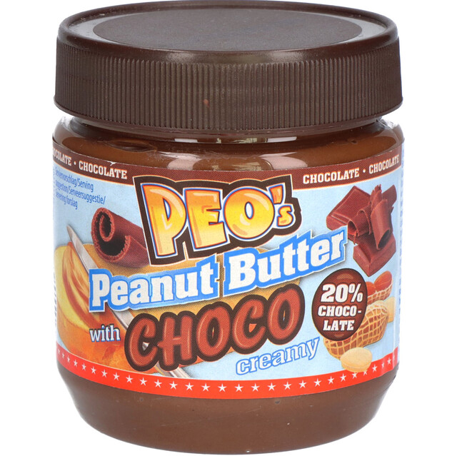 PEO&#39;S Peanut Butter Schoko 340g PETG