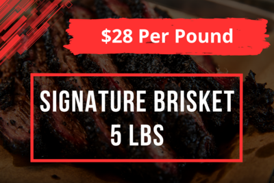 Signature Beef Brisket: 5lb Package