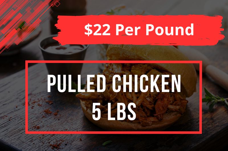 Classic Pulled Chicken: 5lb Package Classic Pulled Chicken: 5lb Package