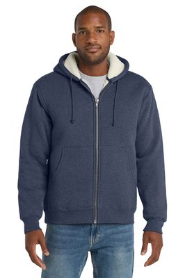 CornerStone® Heavyweight Sherpa-Lined Hooded Fleece Jacket