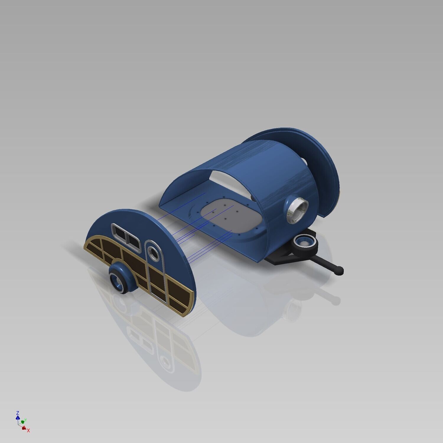 Caravan Bird House V1