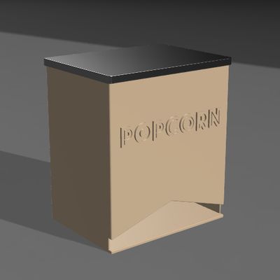 Counter Top Popcorn Dispenser Counter Top Popcorn Dispenser