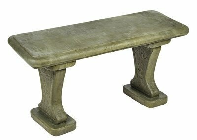 Patterned Leaf Bench