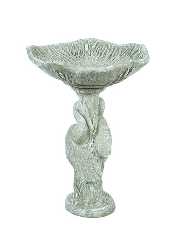 Egret Birdbath