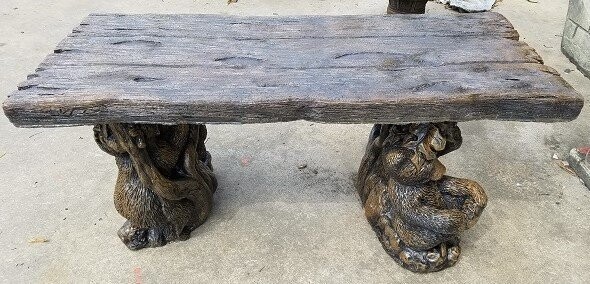 Bear Cub Legs- Wood Plank