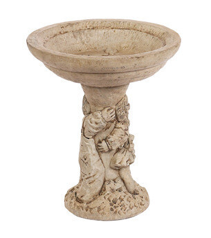 Childhood Wishes Birdbath