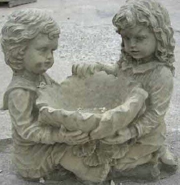 Boy and Girl Bird Feeder