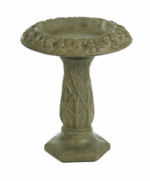 Bouquet Birdbath