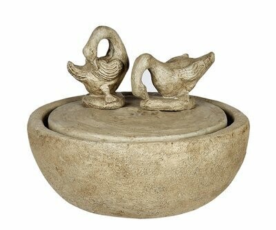 Baby Geese Bowl Fountain