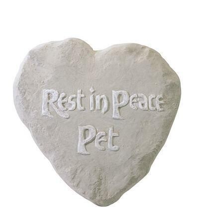 Resting Pet Heart Headstone