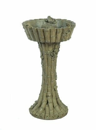 Bamboo Birdbath