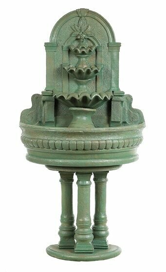 3 Column Wall Fountain
