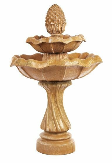 Tall Double Tulip 15" Pineapple Pnt