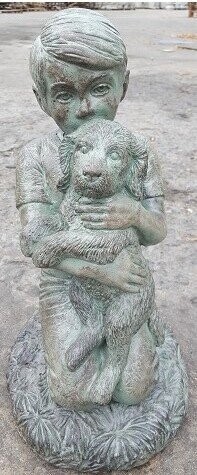 Boy With Puppy