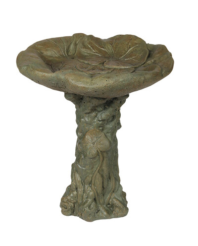 Lily Pad Birdbath