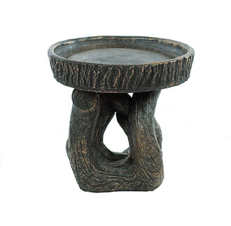 Driftwood Birdbath