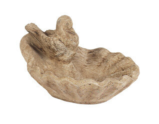 Dove with Shell Bird Feeder