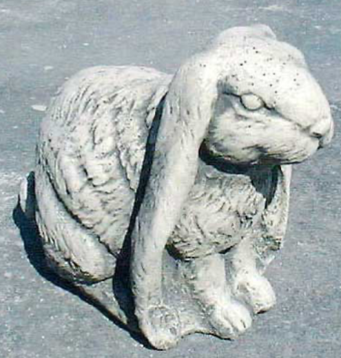 Rabbit Sitting Long Ear Rabbit - Ears Down