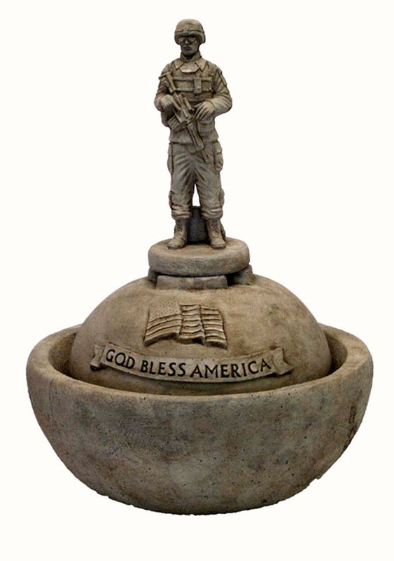 God Bless America   (with pedestal)