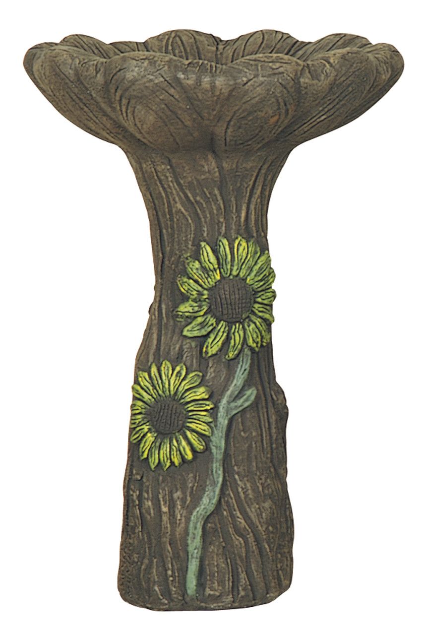 1 Piece Sunflower Birdbath