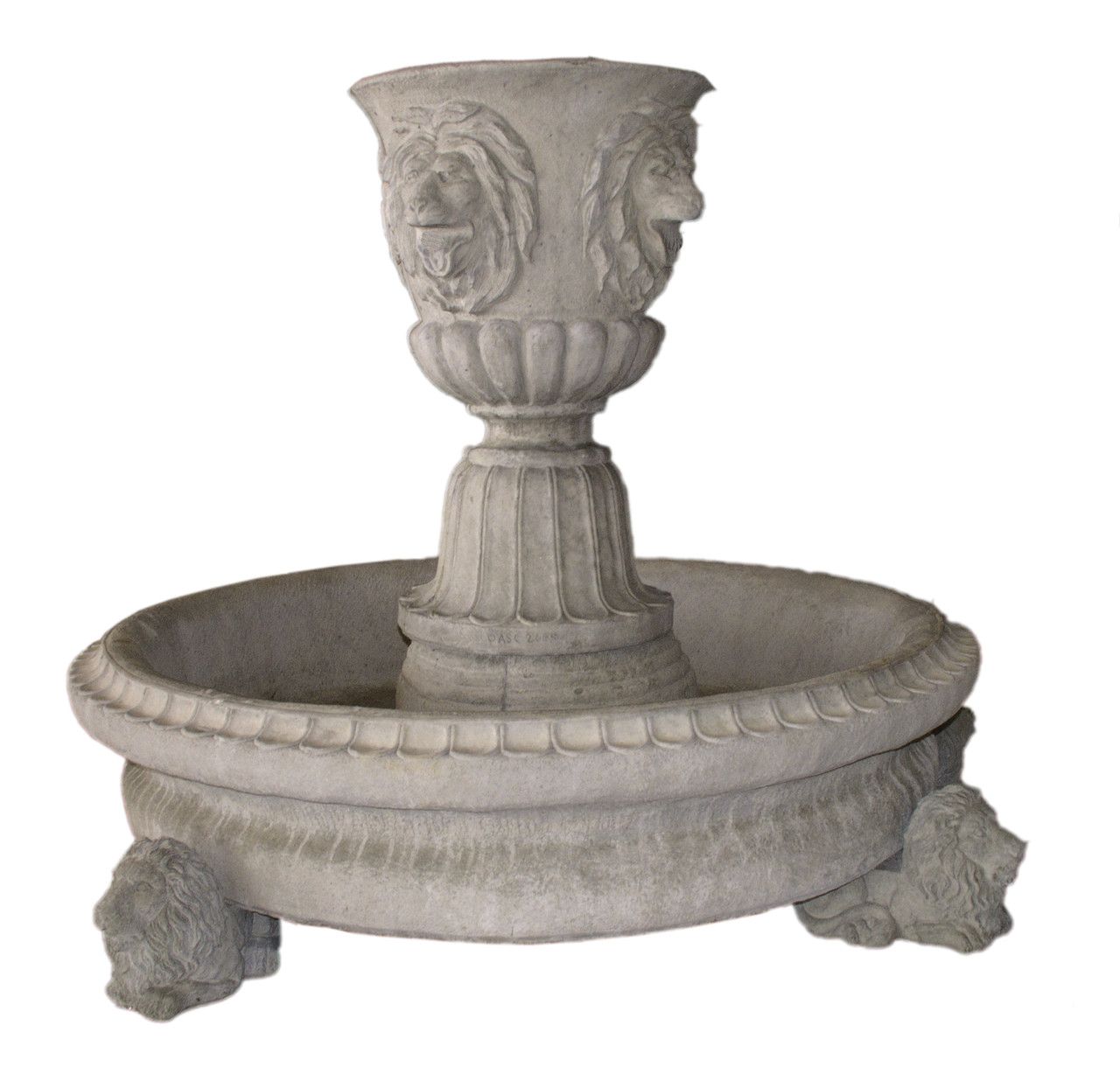 Basin Lion Urn Fountain