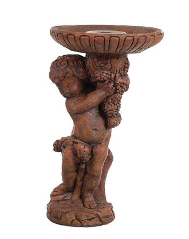 Harvest Birdbath
